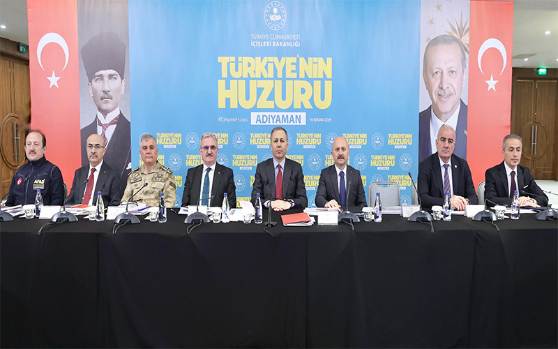 İçişleri Bakanımız Sayın Ali Yerlikaya, Adıyaman’da Türkiye’nin Huzuru Toplantısına Katıldı